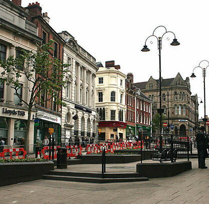 A photo of Queens square, Wolverhampton