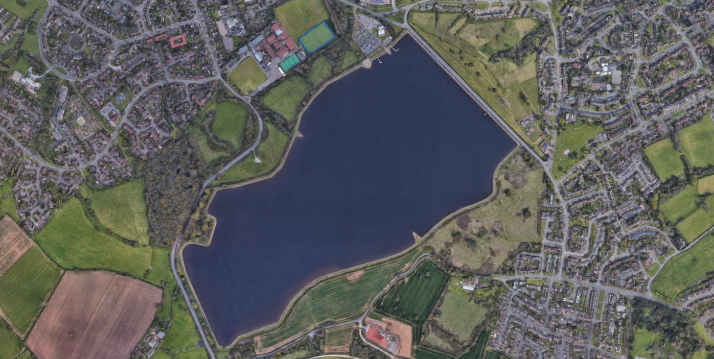 Satellite Image of Barltley Reservoir